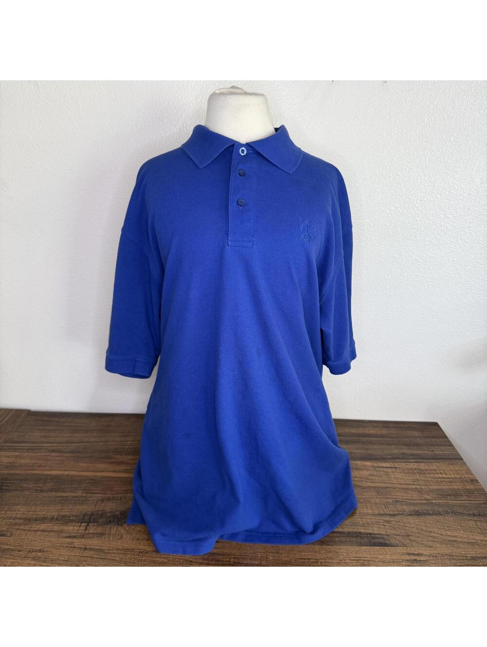 Red Ape Blue Polo Shirt Size Size XL